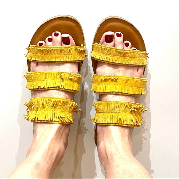 ❤️Host Pick❤️ Lucky Brand Hegen Boho Fringe Sandals - Picture 7 of 8